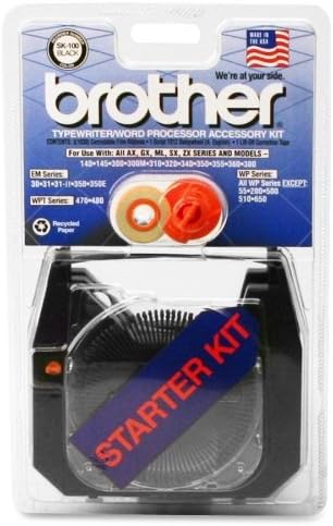 Wholesale CASE of 5 - Brother SK100 Singlestirke Starter Kit-Starter Kit For AX/GX,Singlestrike,Contains 3 Ribbons