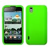 PrimaCase - Gr�n - Silikon Case f�r LG P970 Optimus Black