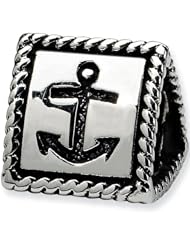 Reflection Beads Silver Anchor Cross and Heart Trilogy Bead