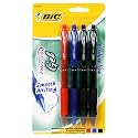 BIC Velocity Gel Retractable .7mm Pen - Assorted, Six - 4 Count Packs (24 Pens)