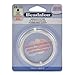 Beadalon German Style Wire, Round, Silver Plated, 22 gauge, 10-Meters