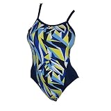 Nike Swim Shattered Lingerie Tank Swimsuit N74020 Navy