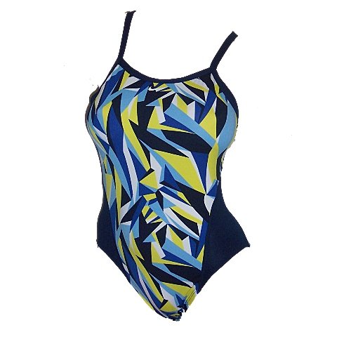 Nike Swim Shattered Lingerie Tank Swimsuit N74020 Navy