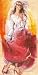 Vivacity Decorative Art Poster Print by Talantbek Chekirov, 14x28