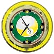 9-Ball 14-inch Neon Wall Clock