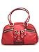 TOSCA BLU Italian Designer Red Leather Handbag Satchel