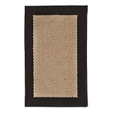 Border Tufted Rug - Tan/ Black (20x34)