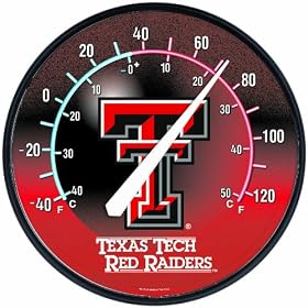 NCAA Texas Tech Red Raiders Thermometer