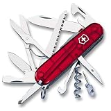 Victorinox Swiss Army Huntsman Lite Pocket Knife (Ruby)