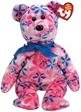 Ty Beanie Babies Funky - Flower Print Bear (Pink)