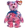 Ty Beanie Babies Funky - Flower Print Bear (Pink)
