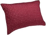 DKNY Hutch Stitch Standard/Queen Sham, Burgundy