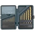 Bosch TI118 18-Piece Titanium Twist Drill Bit Assortment with Plastic Case