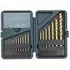 Bosch TI18 18-Piece Titanium Twist Drill Bit Assortment with Plastic Case