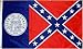 Georgia Rebel Flag - 3 foot by 5 foot Polyester (NEW)