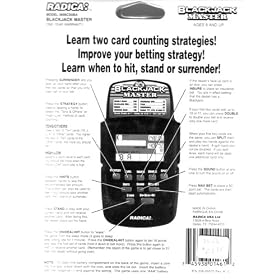 Radica Blackjack Master - Electronic Handheld Game