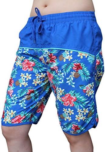 Sport Wings Women's Summer Beachwear Lounge Broad Shorts - Blue (Size: M)