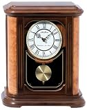 Product details for Seth Thomas Burnes Wooden Mantel Clock.