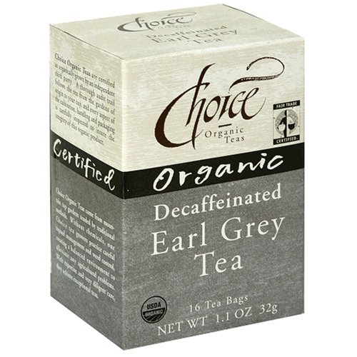 Grocery: Choice Organic Decaf Earl Grey, 16 Count Box  Pack of 6 