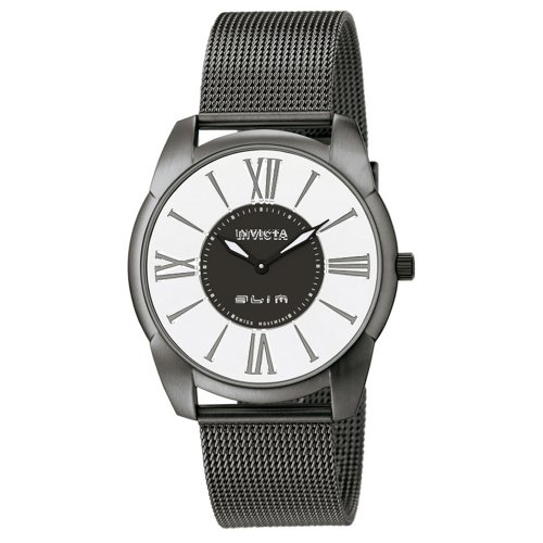 Invicta Men's 5340 Slim Collection Black Ion-Plated Stainless Steel Mesh Watch