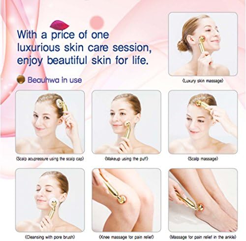 [BEAUHWA] Infrared light & Vibration Dual Mode Skin Care Massager - 2 Type (Package 2)