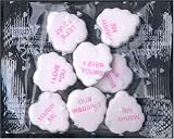 White Fluted Wedding Hearts [100/1oz. Packets]