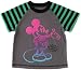 DISNEY・BABY ミッキー 幼児 発泡プリントTシャツ 綿 グリーン 70219-90サイズ