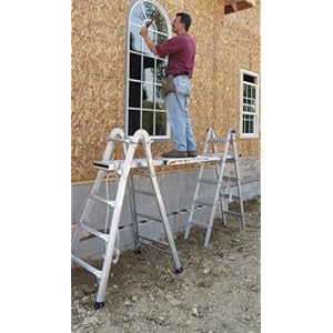 Werner MT-22 300-Pound Duty Rating Telescoping Multi-Ladder, 22-Foot