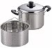 200V対応三層鋼パスタポット20cm(スポット篭) FS-08