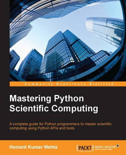 mastering python scientific computing
