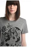  - Lisa Grue Bunny Tee for Nylon Gray Juniors T-Shirt