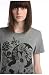 Lisa Grue Bunny Tee for Nylon Gray Juniors T-Shirt