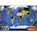Carte géopolitique : Satellite World Map 107,5 X 75 (en anglais)