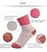 Luxina 8 Pairs Thick Wool Knitting Autumn Winter Socks for Women Color Block Patterned