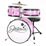 Tiger 3 Piece Junior Drum Kit - Jasmine Pink