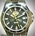 Harley Davidson Bulova Men's Watch--NEW for 2009. Black patterned dial. Luminous. All Stainless-steel. 76B141