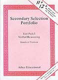 Secondary Selection Portfolio
 Verbal Reasoning Practice Papers (Standard Version) Pack 1 (Secondary Selection Portfolio),
Lionel Athey
