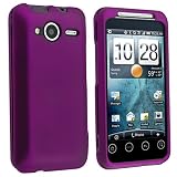 Snap-on Rubber Coated Case for HTC EVO Shift 4G , Dark Purple