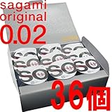 おすすめ！人気！避妊 ゴム！サガミコンドーム！36個入　薄い コンドーム！０．０２ｍｍのうすさを実現！