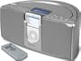 Emerson iTone iP550 Portable Stereo System for iPods (Silver)