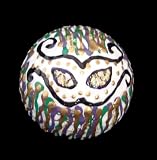 Buy GOLF BALL - HAND PAINTED - DESIGN: MARDI GRAS MASK