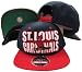 St. Louis Cardinals Block Two Tone Plastic Snapback Adjustable Plastic Snap Back Hat / Cap