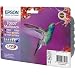 6 x Epson Patronen f�r Epson Stylus Photo PX 810 FW, Multipack (1xBk,1x je Farbe) Druckerpatronen f�r PX810