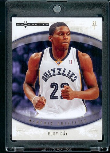 2007-08 Fleer Hot Prospects # 60 Rudy Gay Memphis Grizzlies Basketball Card