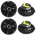 4) Kicker 41DSC654 D-Series 6.5 480 Watt 2-Way 4-Ohm Car Audio Coaxial Speakers RS.17099.00