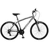 Mongoose Montana Men's Mountain Bike (26-Inch Wheels, Grey)