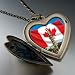 Canada Photo Italian Large Pendant Necklace