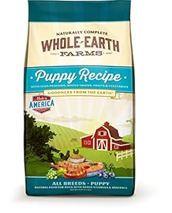 Whole Earth Farms Puppy Recipe Dry Dog Food, 5-Pound
