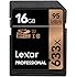 Lexar Professional 633x 16GB SDHC UHS-I/U1 Card (Up to 95MB/s Read) w/Image Rescue 5 Software - LSD16GCBNL633