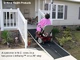 6 Foot Double Fold Literamp Detachable Portable Wheelchair Ramp